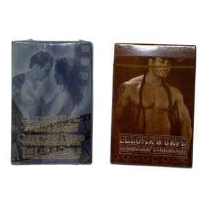 Lot Of 2 Ellora's Cave Romantica Publishing Collectible Playing Cards NEW SEALED